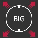 Suuri kapasiteetti	1